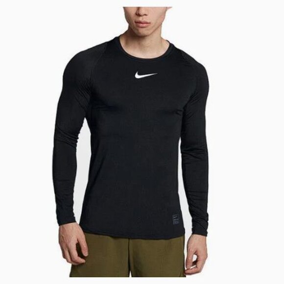 Nike Other - NIKE Men's Slim Fit Sweat-Wicking Quick Dry Long-Sleeve Top Size M In Black